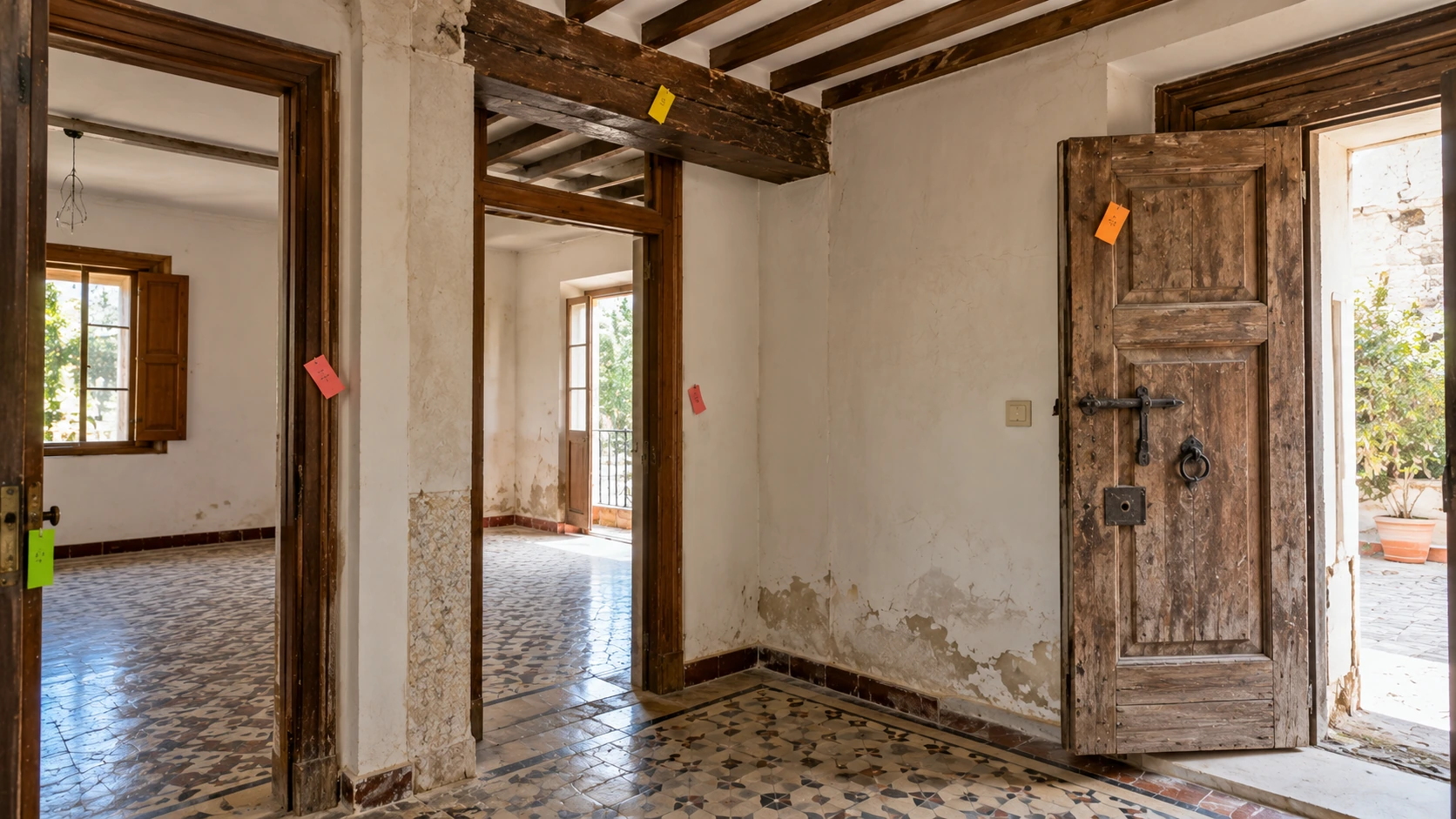 Elementos originales que conservar en una casa antigua
