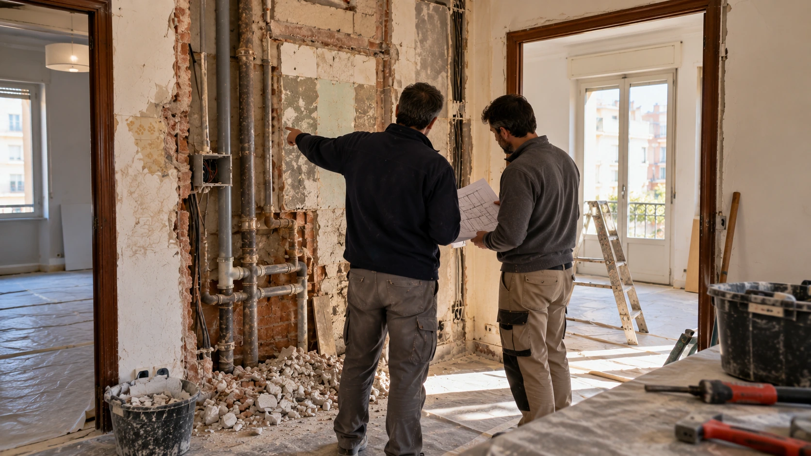 Problemas ocultos al reformar un piso antiguo