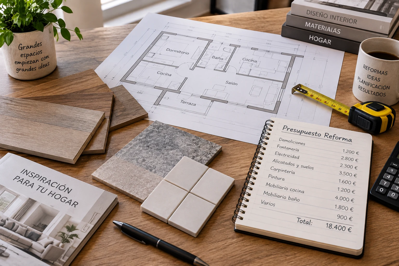 Planificación de una reforma integral de vivienda