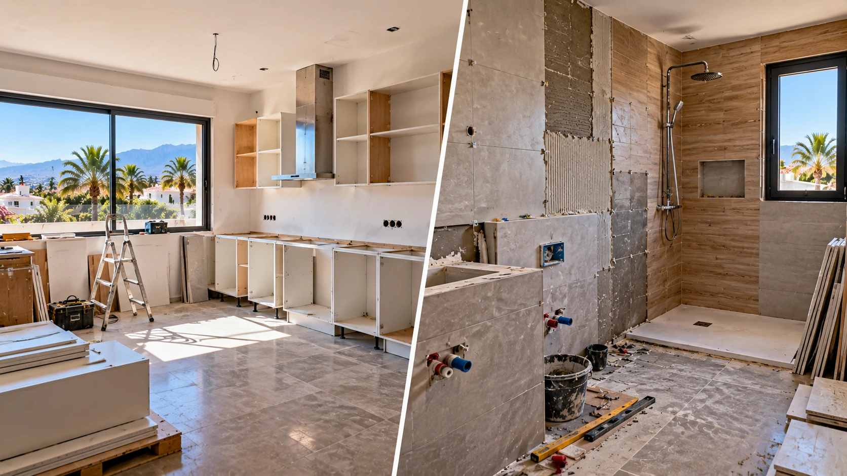 Reforma de cocina y baño en Tenerife